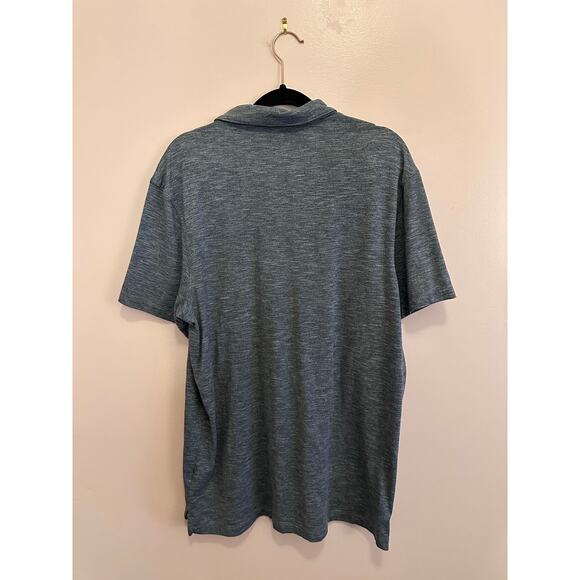 J. Crew Factory Slim Fit Men's Heather Gray Short Sleeve Polo Large - Picture 6 of 7